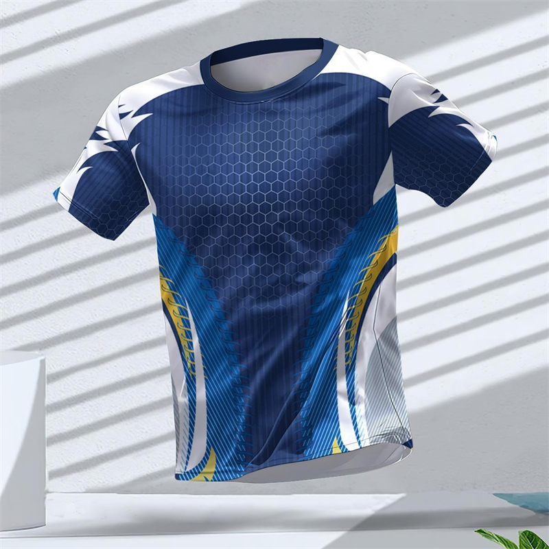 Table Tennis Jersey Butterfly - Geometrik Grafik 3D Baskılı Spor T