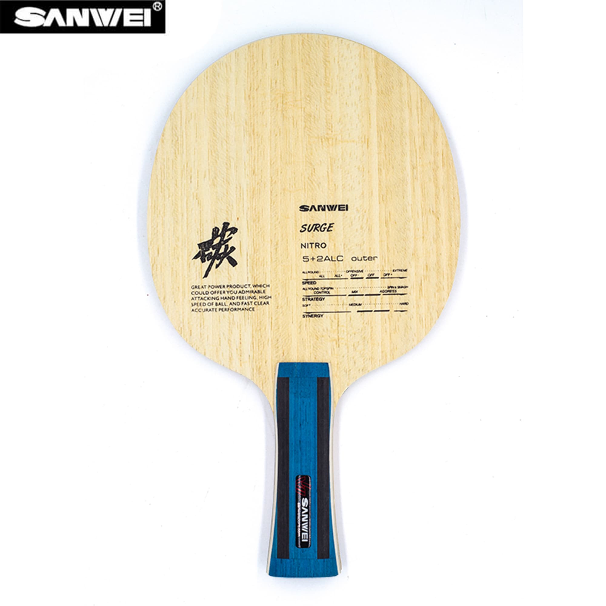 Xiom Blade Table Tennis - SANWEI Nitro ALC Masa Tenisi Raketi