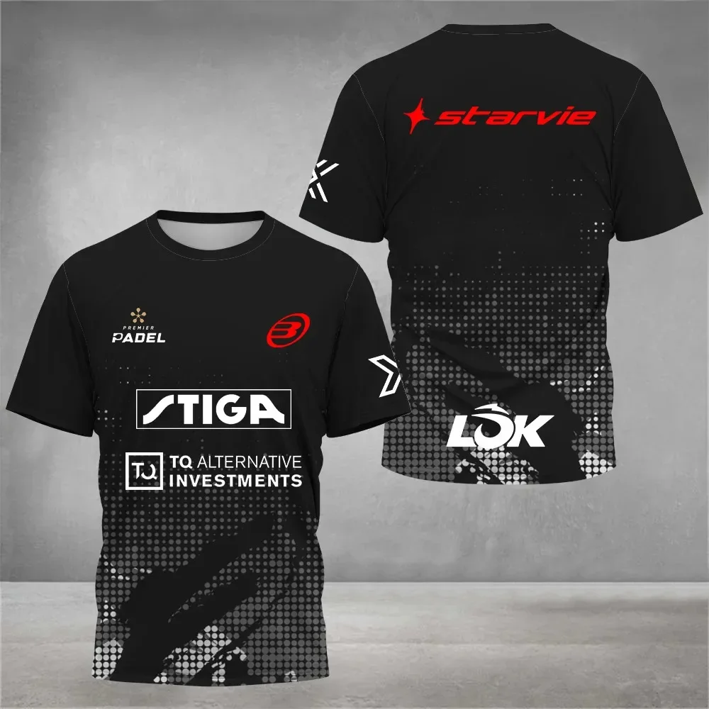 Table Tennis Jersey Butterfly - Çok Markalı Sponsor Starvie Lok Stiga