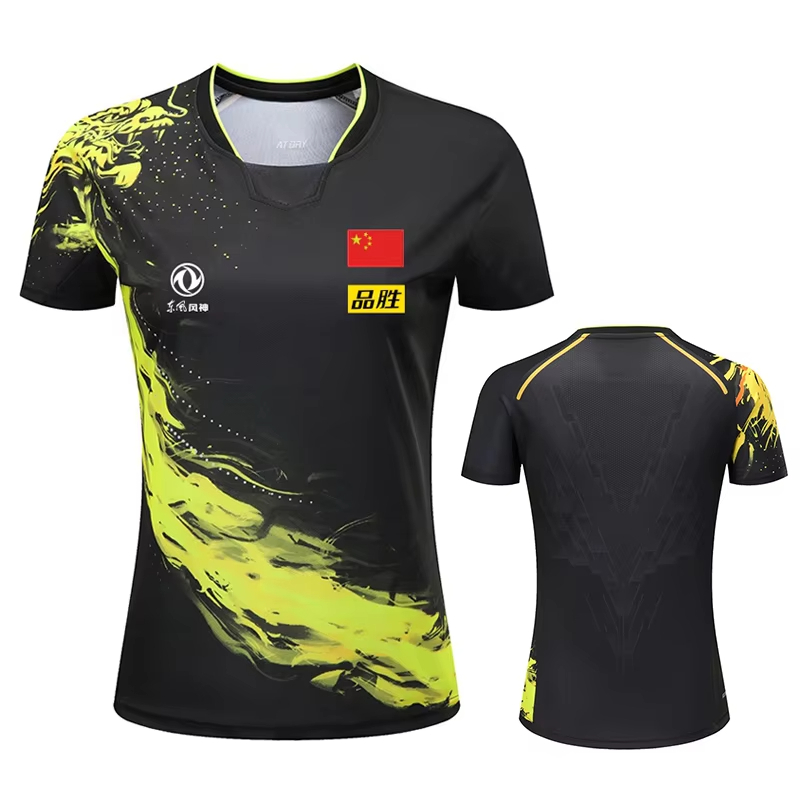 Table Tennis Jersey Butterfly - Çin ejderha masa tenisi baskılı tişört