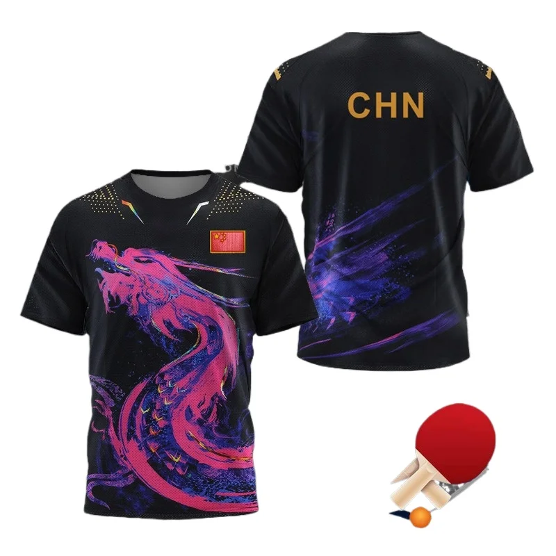 Table Tennis Jersey Butterfly - ÇİN Ejderha Masa Tenisi Grafik T