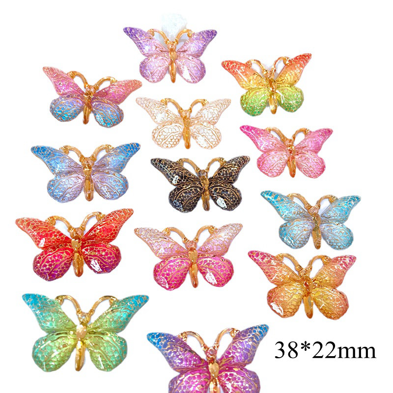 Butterfly Rubber Sheet - 10 adet YENI 38*22mm Kelebek Plannar