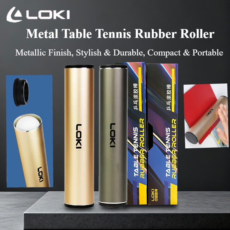 Table Tennis Video Game - LOKI Metal Masa Tenisi Kauçuk Rulo