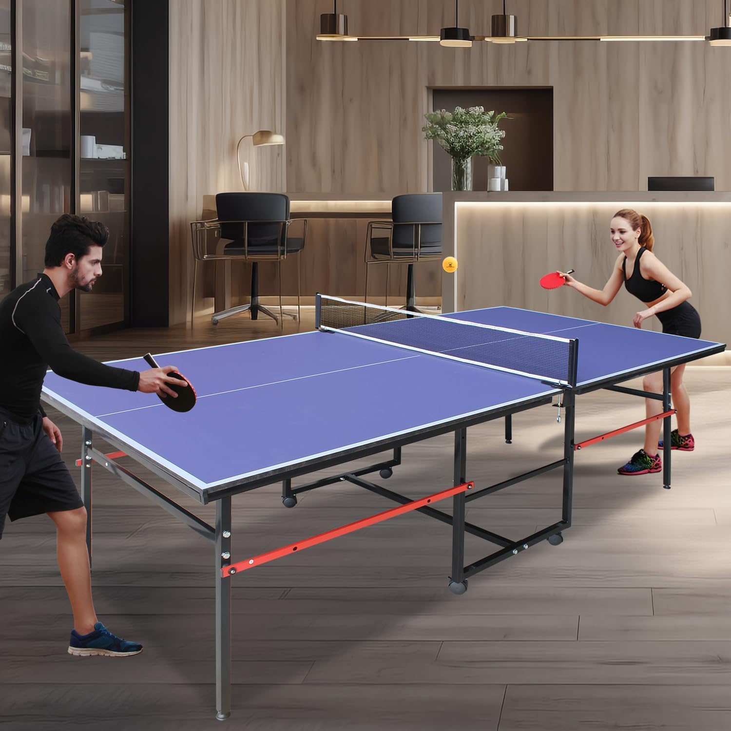 8 ft Taşınabilir Ping Pong Mas - Table Tennis Balls incelemesi ve fiyatı