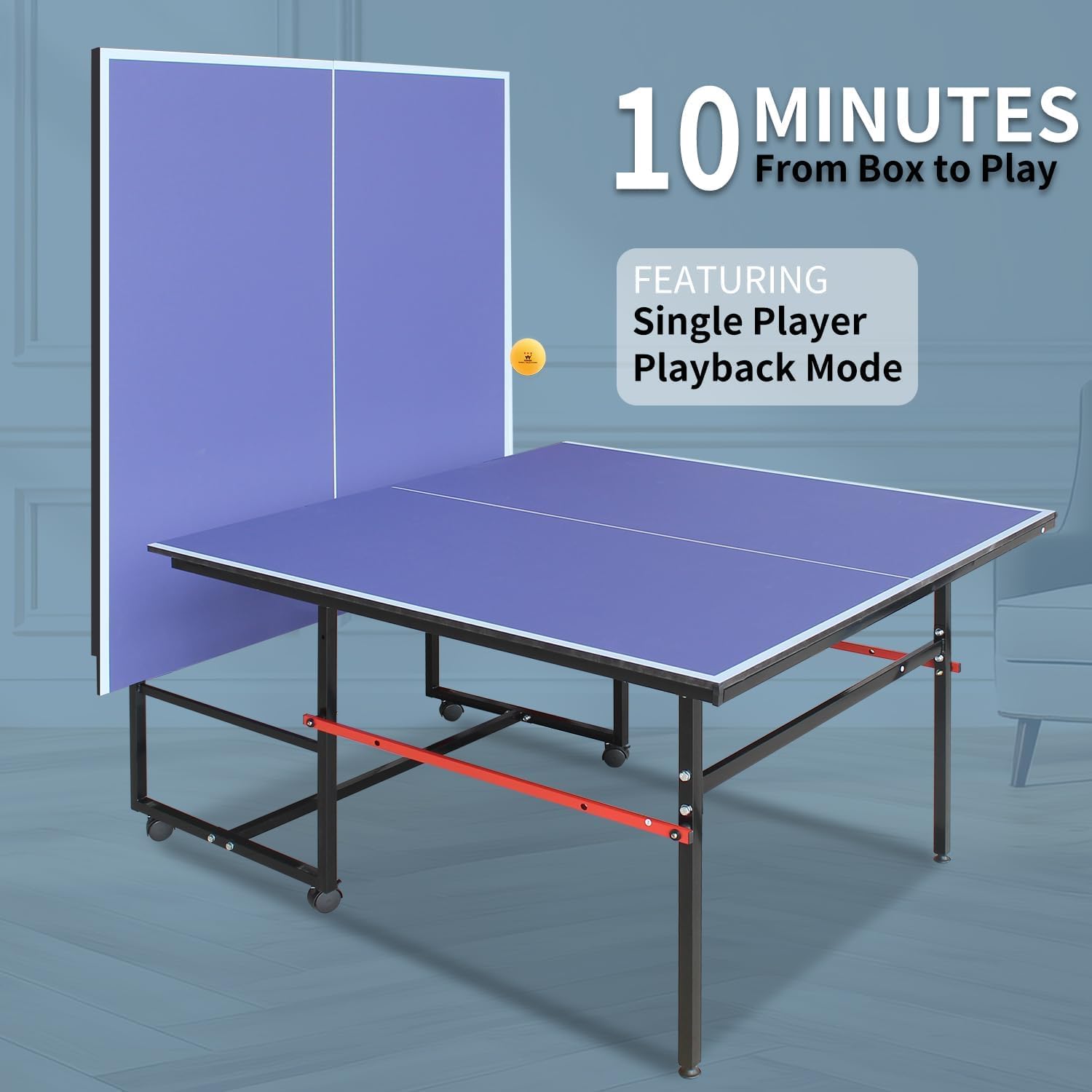 8 ft Taşınabilir Ping Pong Mas - Table Tennis Balls incelemesi ve fiyatı