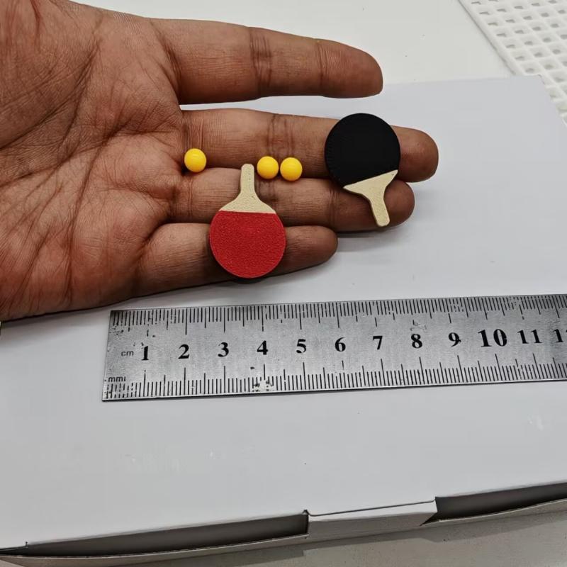 1 Takım Dollhouse Minyatür Pin - Table Tennis Ball incelemesi ve fiyatı