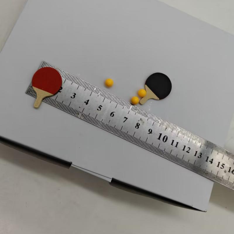 1 Takım Dollhouse Minyatür Pin - Table Tennis Ball incelemesi ve fiyatı