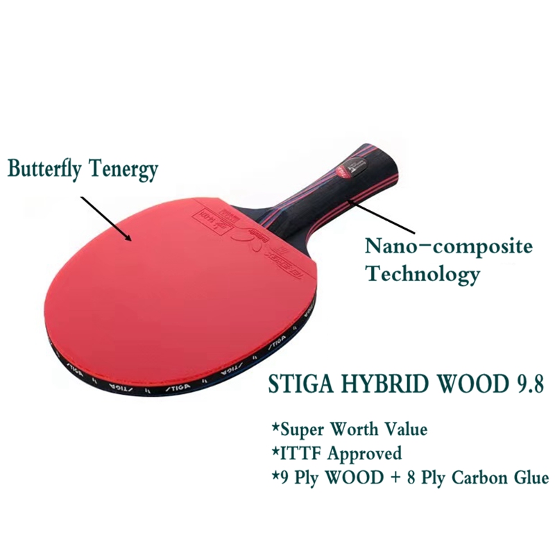 STIGA-Hibrit Ahşap 9.8 masa te - Table Tennis Hybrid Rubbers incelemesi ve fiyatı